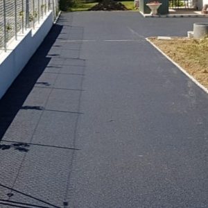 Chantier goudronnage