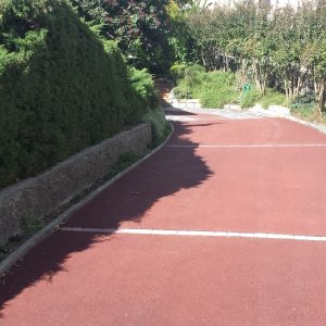 Chantier Goudronnage Rouge