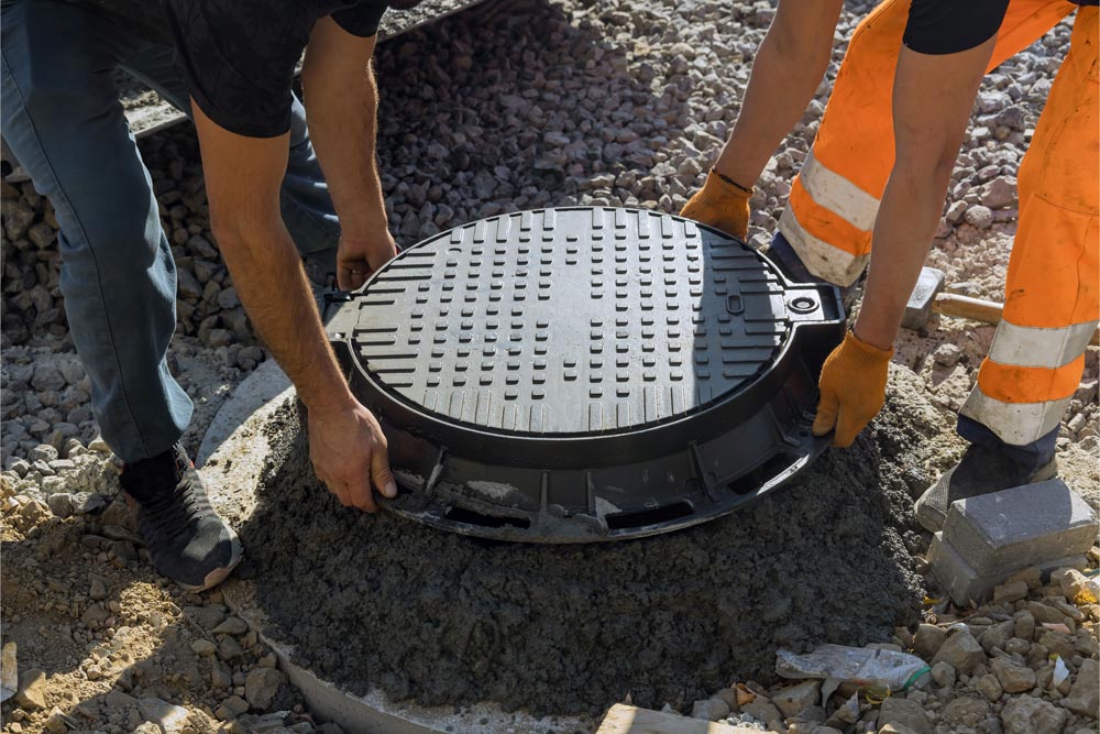 Travaux d'assainissement à Blagnac