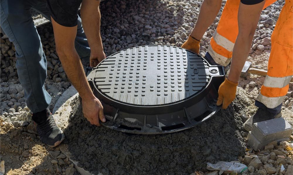 Travaux d'assainissement à Blagnac